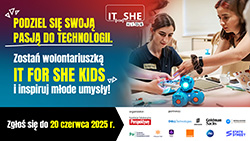 Zostań wolontariuszką IT for SHE Kids