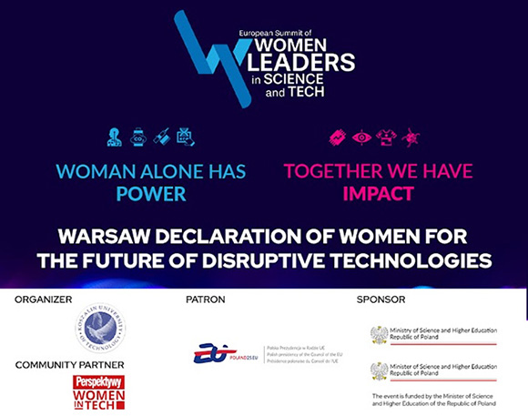 Warsaw Womens Declaration for the Future of Disruptive Technologies