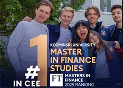 Masters in Finance 2025 ALK najlepszy w Europie Środkowo-Wschodniej