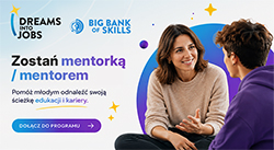 Zostań mentorką/mentorem programu Dreams into Jobs