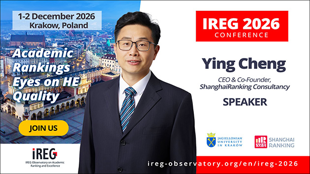 Meet Dr. Ying Cheng at IREG 2026 in Krakow